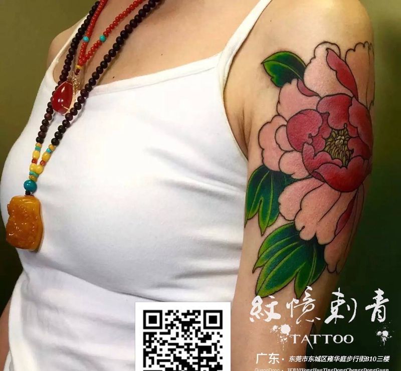 广东紋憶刺青出品，长按图片识别二维码可查看本店作品集！纹身图片