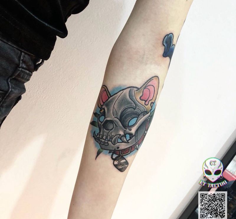 new school纹身图片