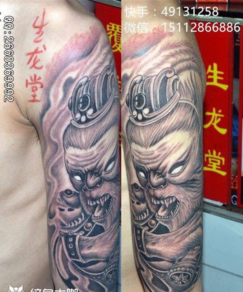 齐天大圣纹身图片