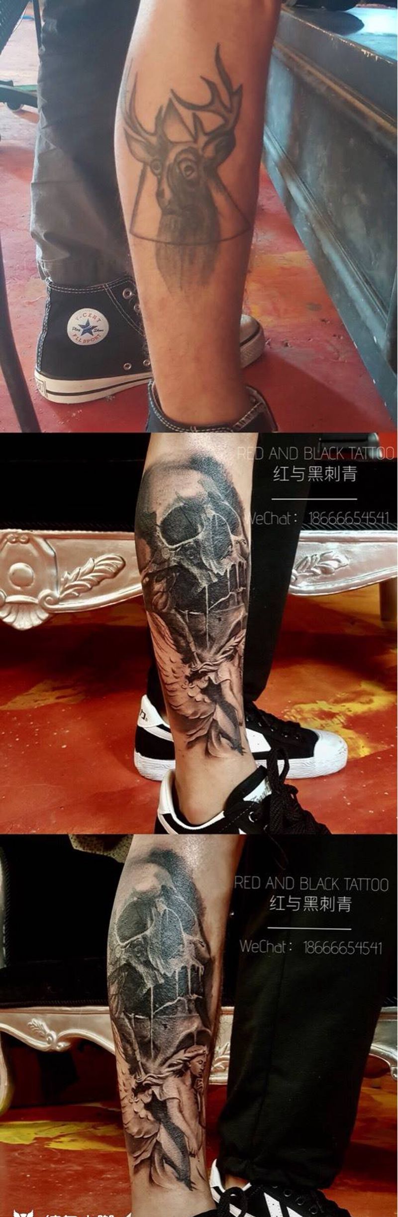 暴力遮盖纹身图片