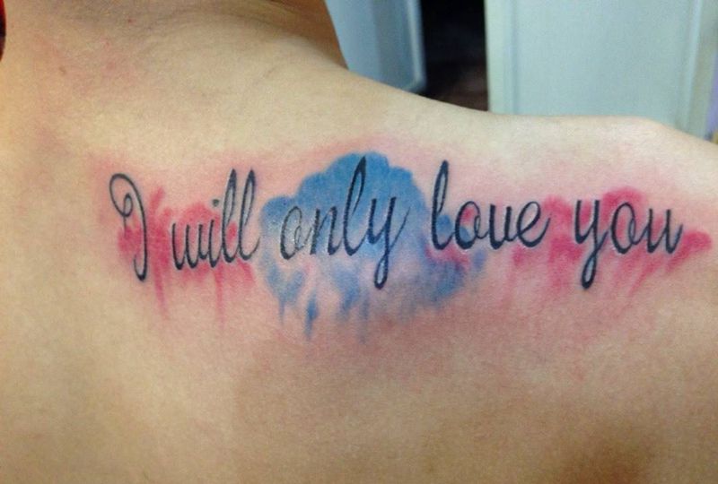 英文花体纹身图片