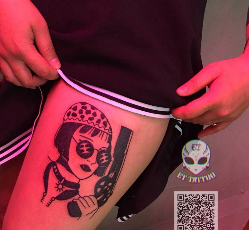 这个杀手不太冷纹身图片