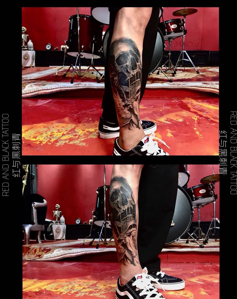 暴力遮盖纹身图片