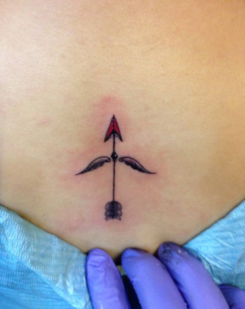 箭头纹身图片