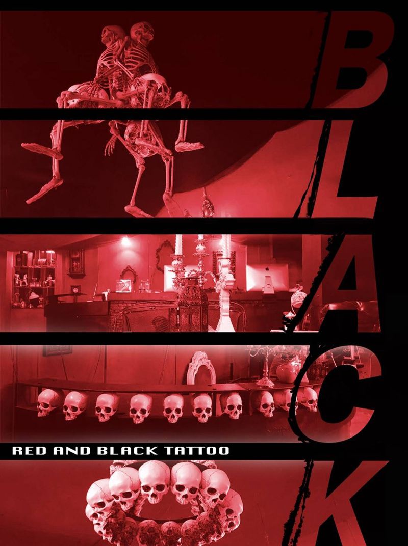 红与黑刺青工作室纹身图片