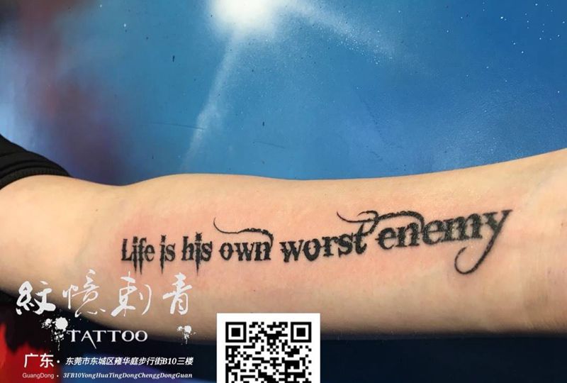 广东紋憶刺青出品，长按图片识别二维码可查看本店作品集！纹身图片