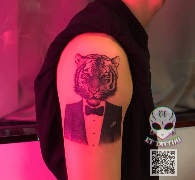 Mr.虎纹身图片