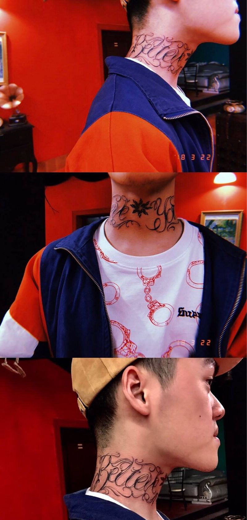 花体字纹身图片