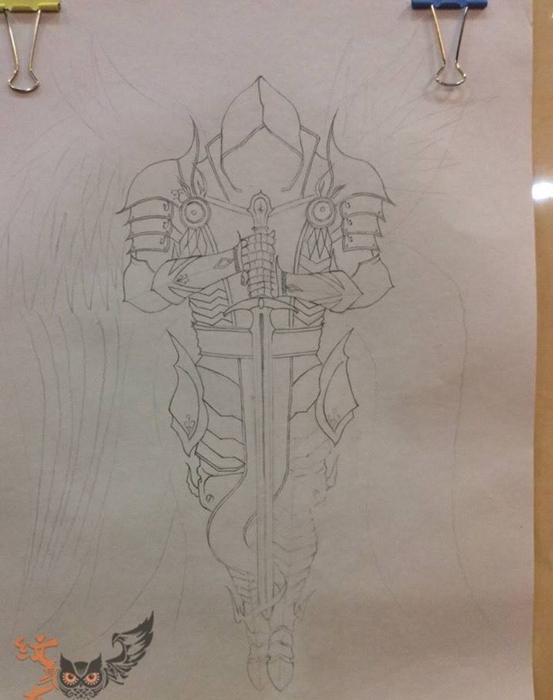 手绘纹身搞纹身图片