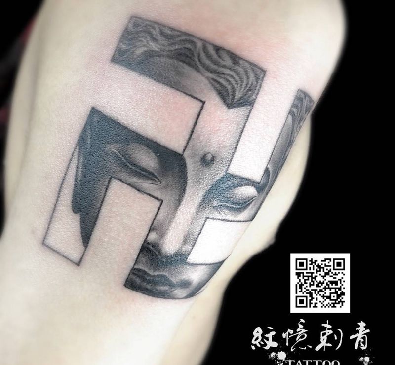 佛纹身图片
