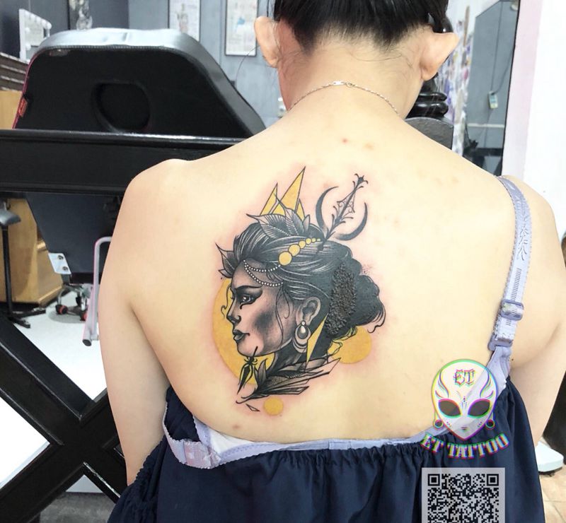 遮盖胎记纹身图片