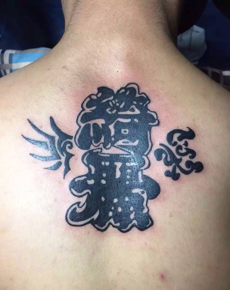 大学社团LOGO纹身图片