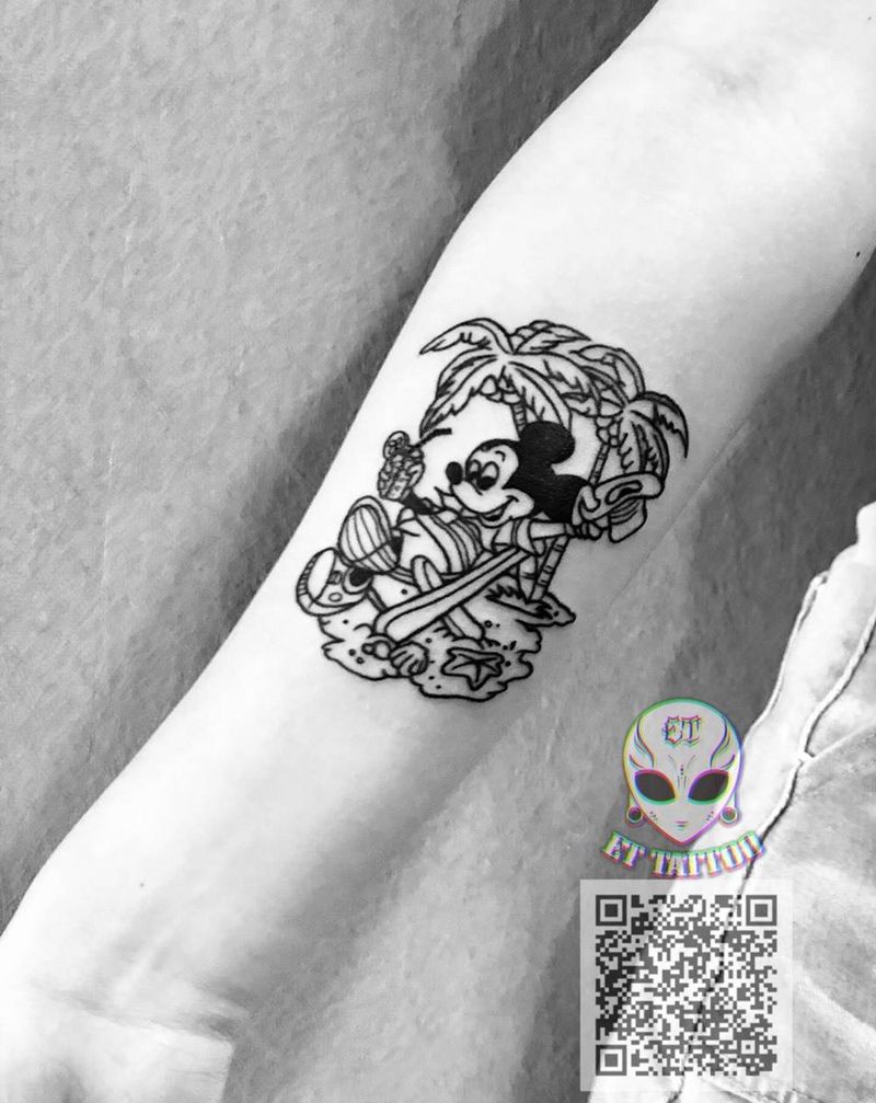 米奇纹身图片