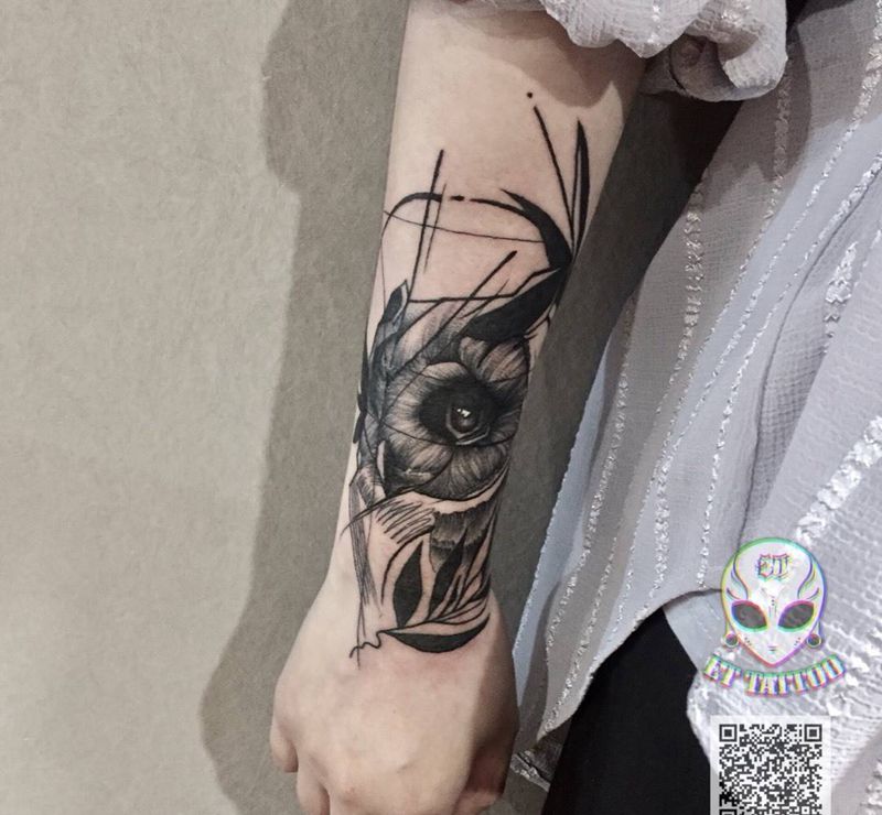 遮盖疤痕纹身图片