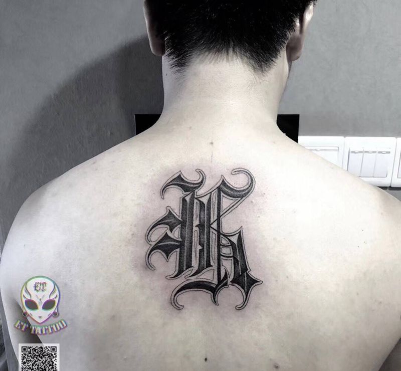 原创花体纹身图片