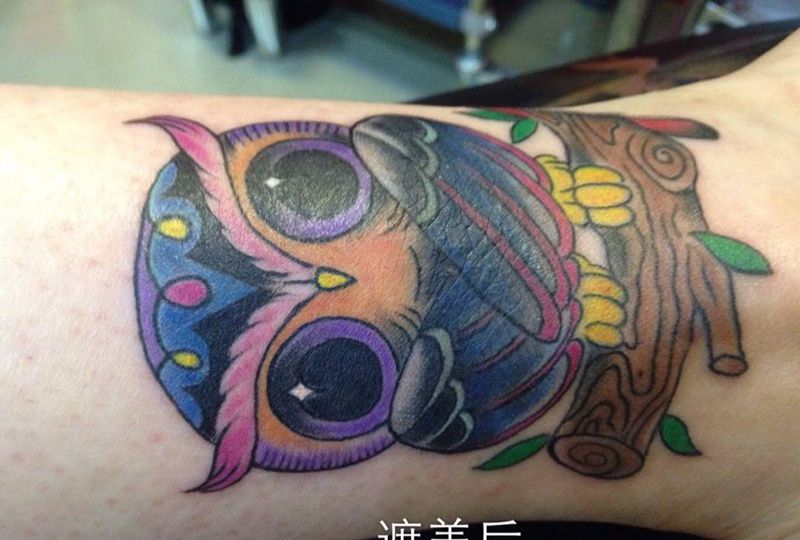 纹忆刺青   胎记遮盖纹身图片