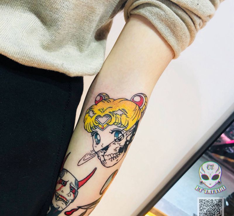 暗黑两则纹身图片