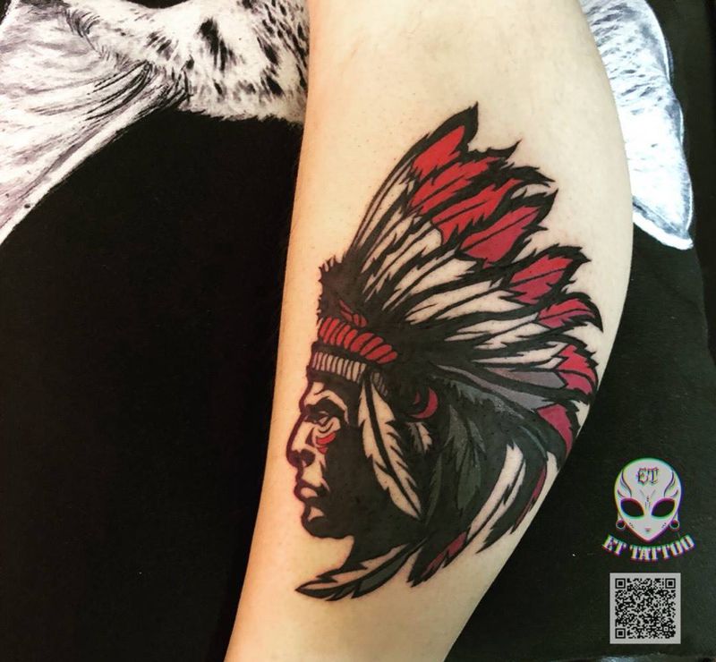 酋长纹身图片