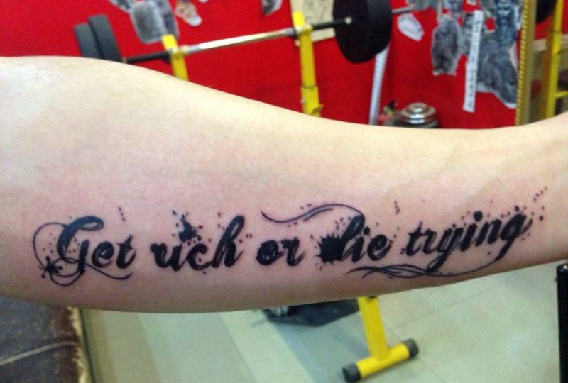 英文花体纹身图片