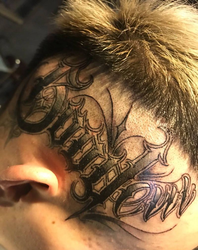 英文花体纹身图片