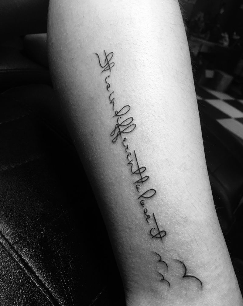 小清新纹身图片