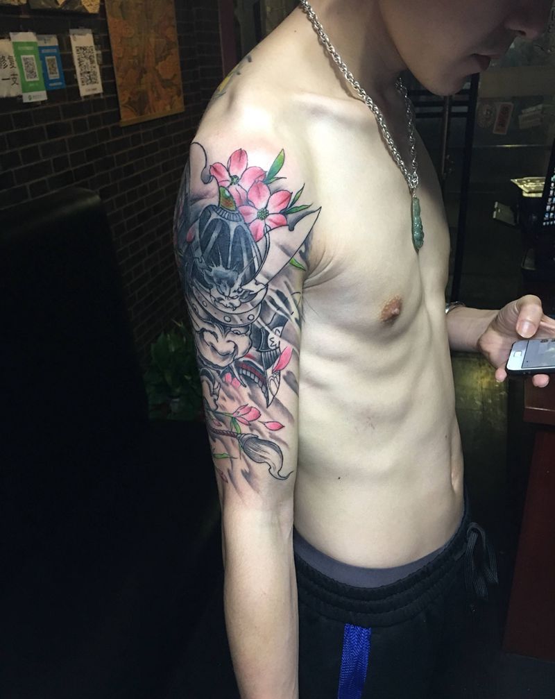 未完成纹身图片