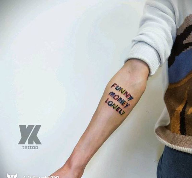 英文字母纹身图片