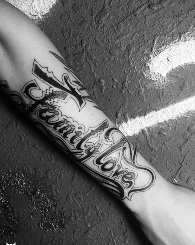 奇卡诺英文纹身图片