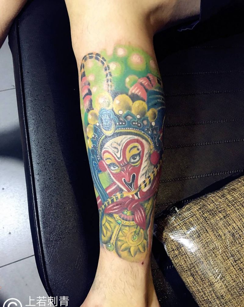 大师兄纹身图片