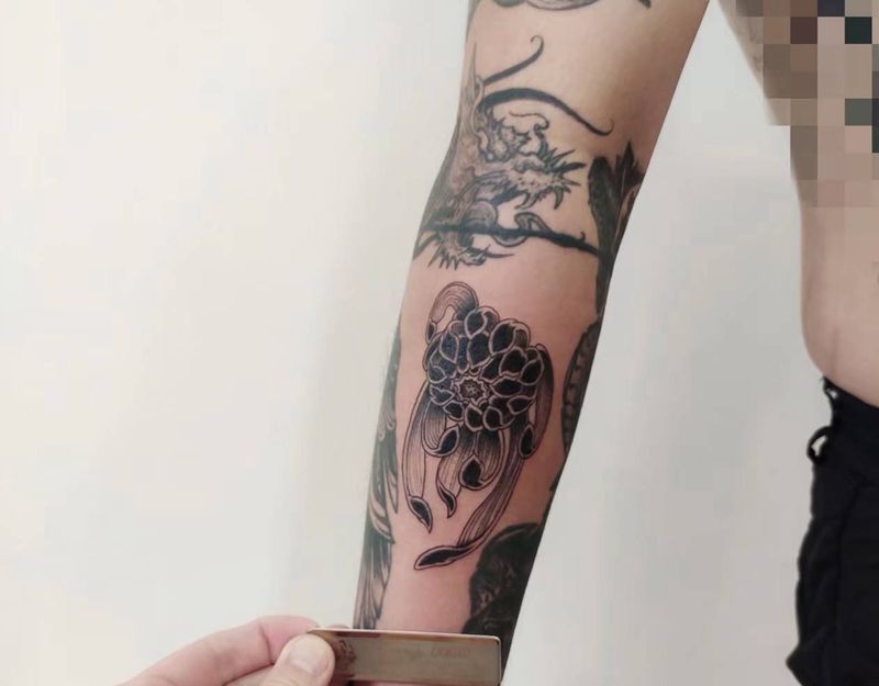 上身效果图VS原图纹身图片_手臂纹身图案