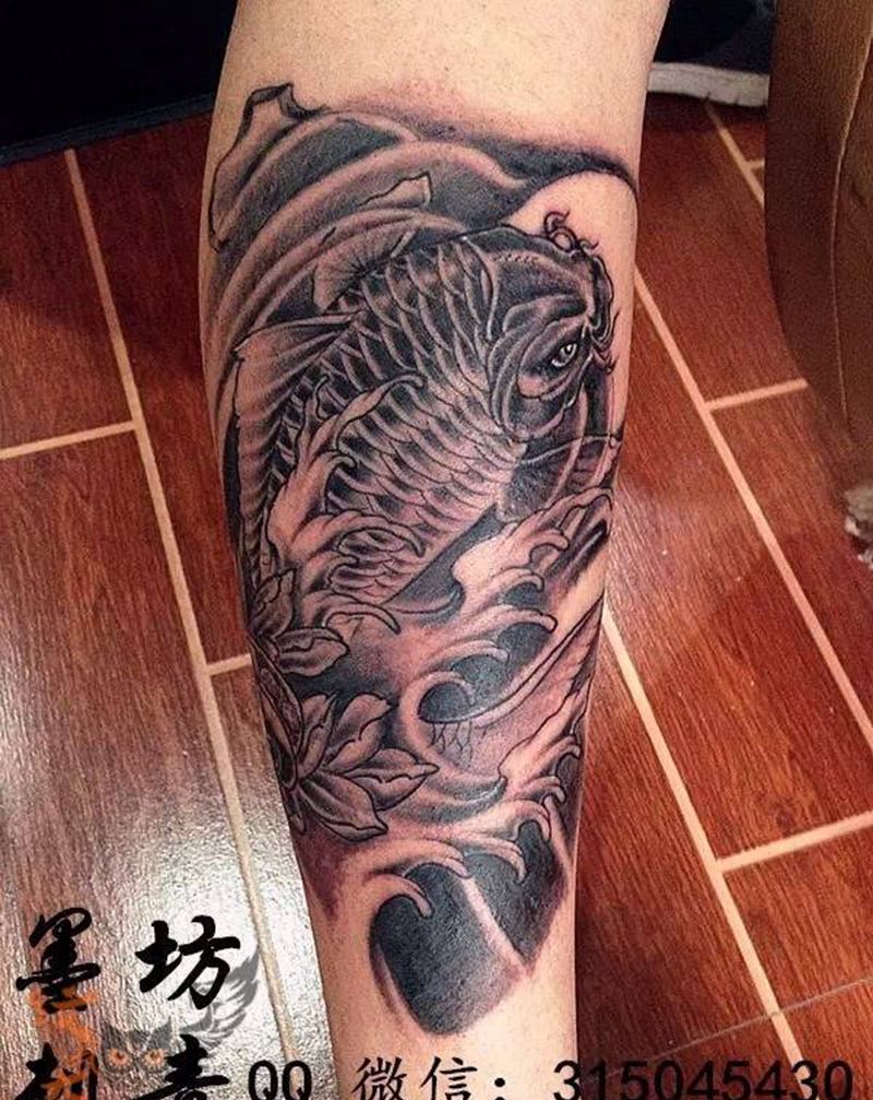 鲤鱼纹身图片