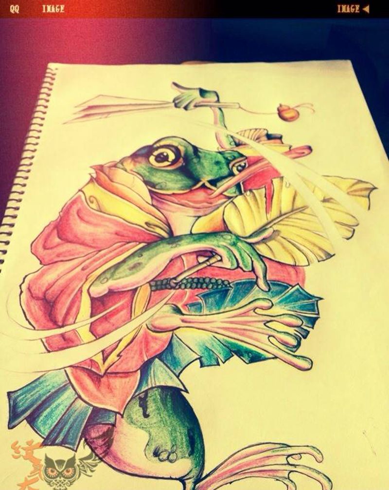 临摹作品纹身图片