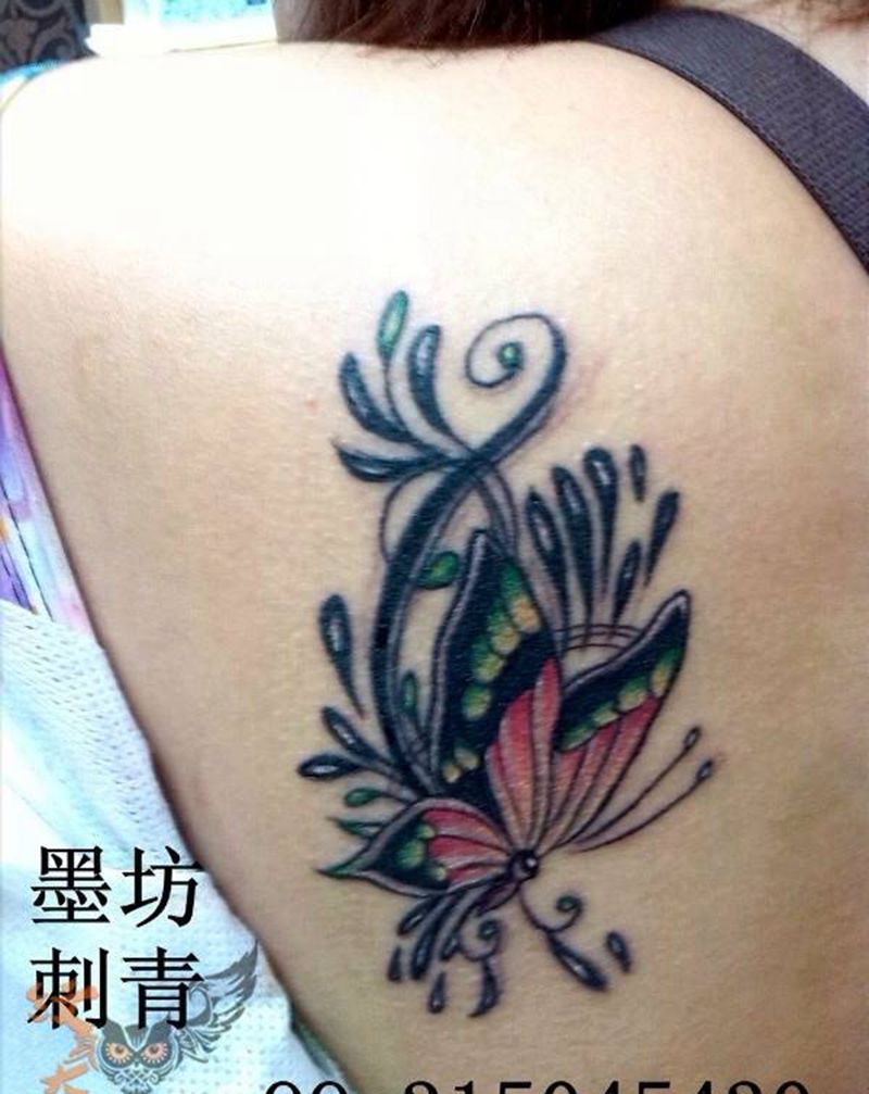 蝴蝶纹身图片
