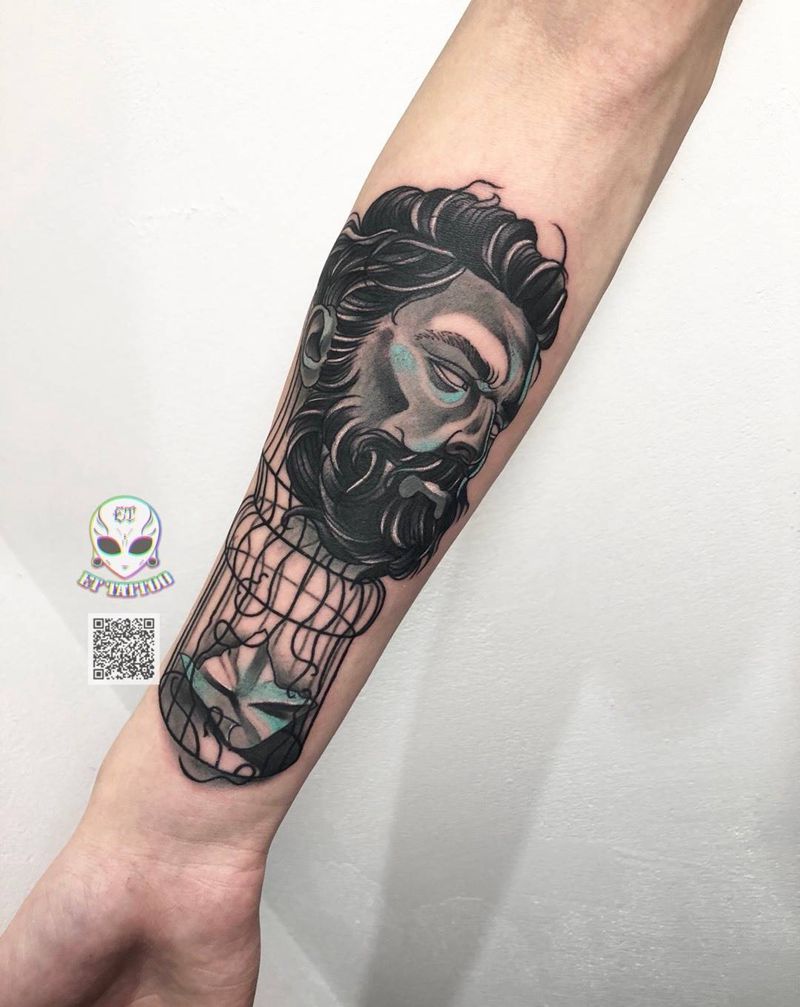 new school纹身图片