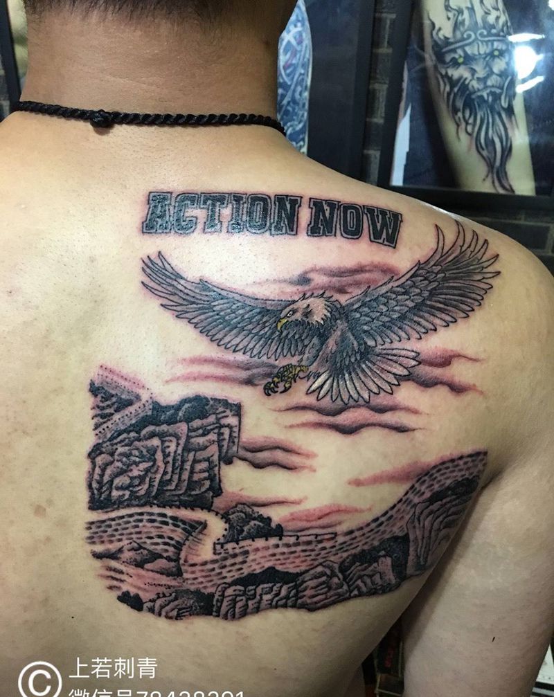 黑白灰纹身图片