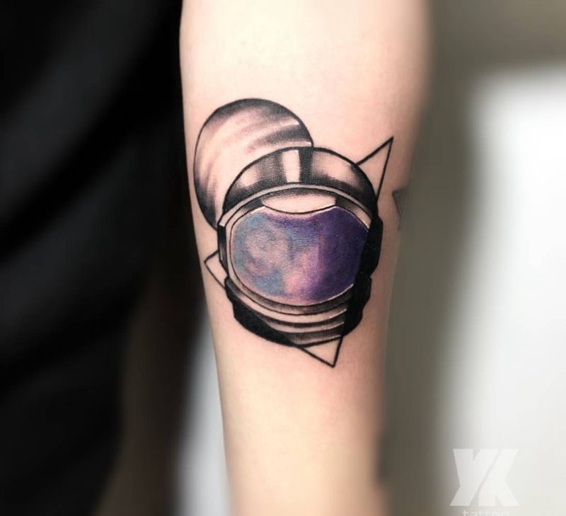 宇航员梦纹身图片