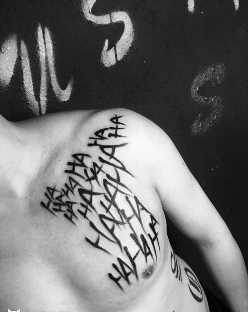HAHAHA纹身图片