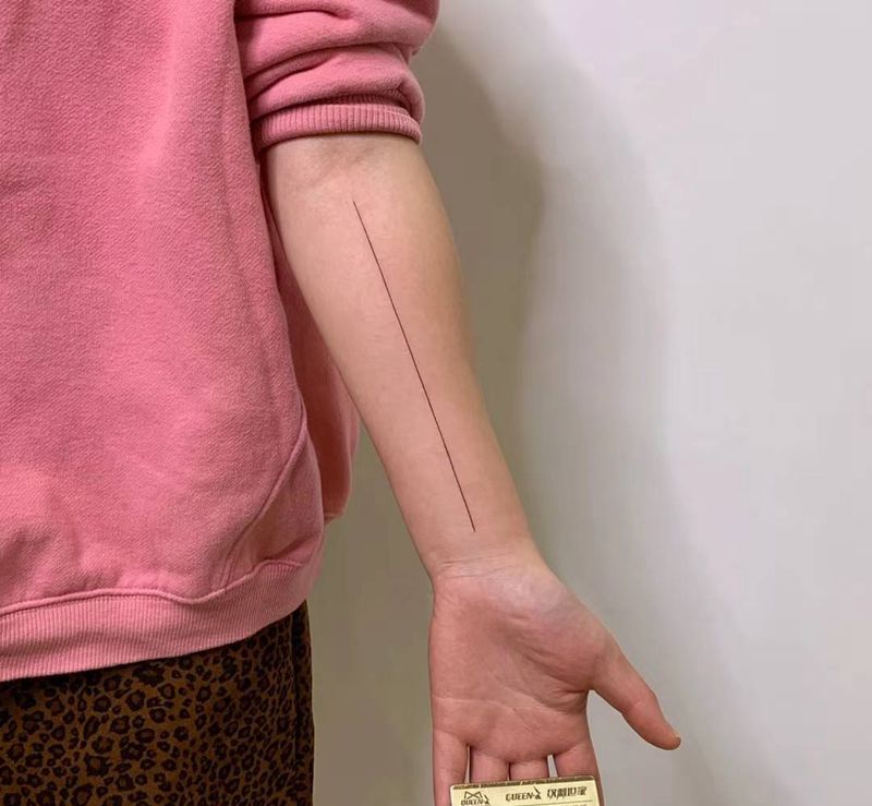 直的超乎您想象纹身图片_手臂纹身图案