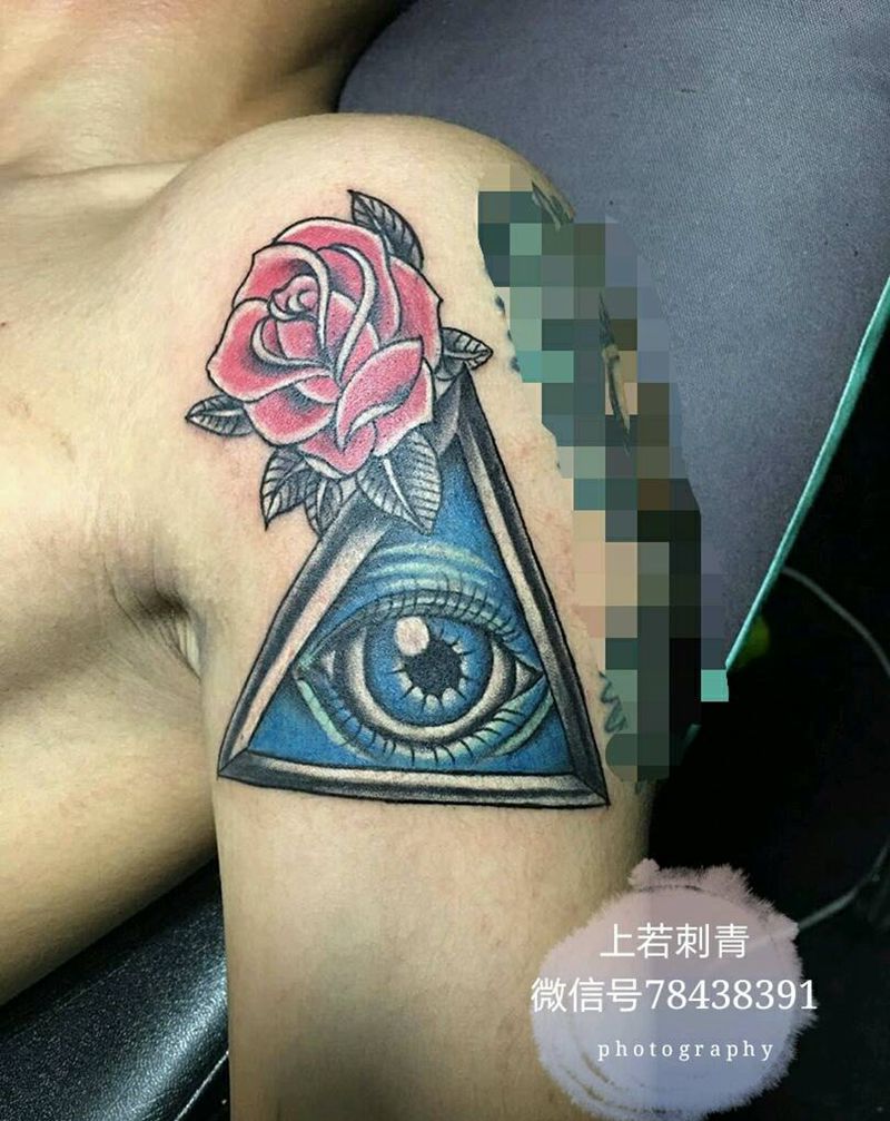 上帝之眼纹身图片