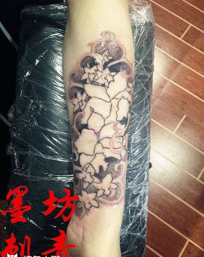 遮盖疤痕纹身图片