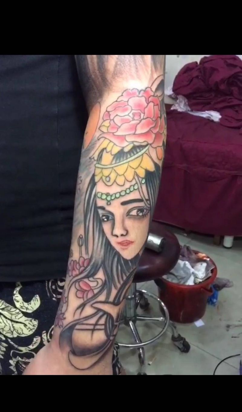 美女图纹身图片