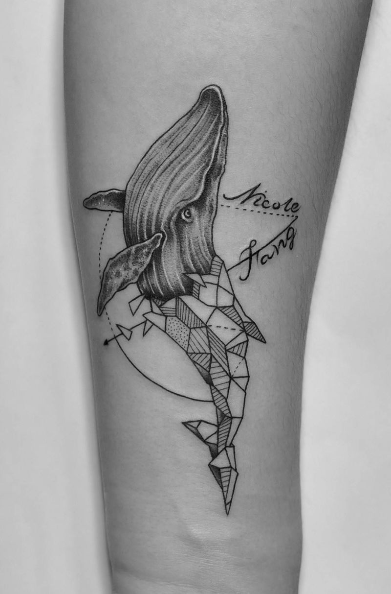 鲸鱼纹身图片