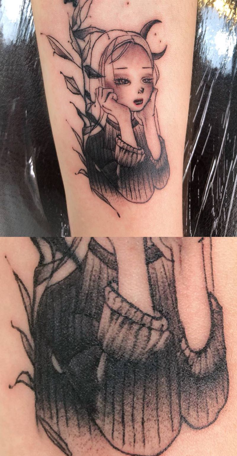 覆盖纹身图片_手臂纹身图案