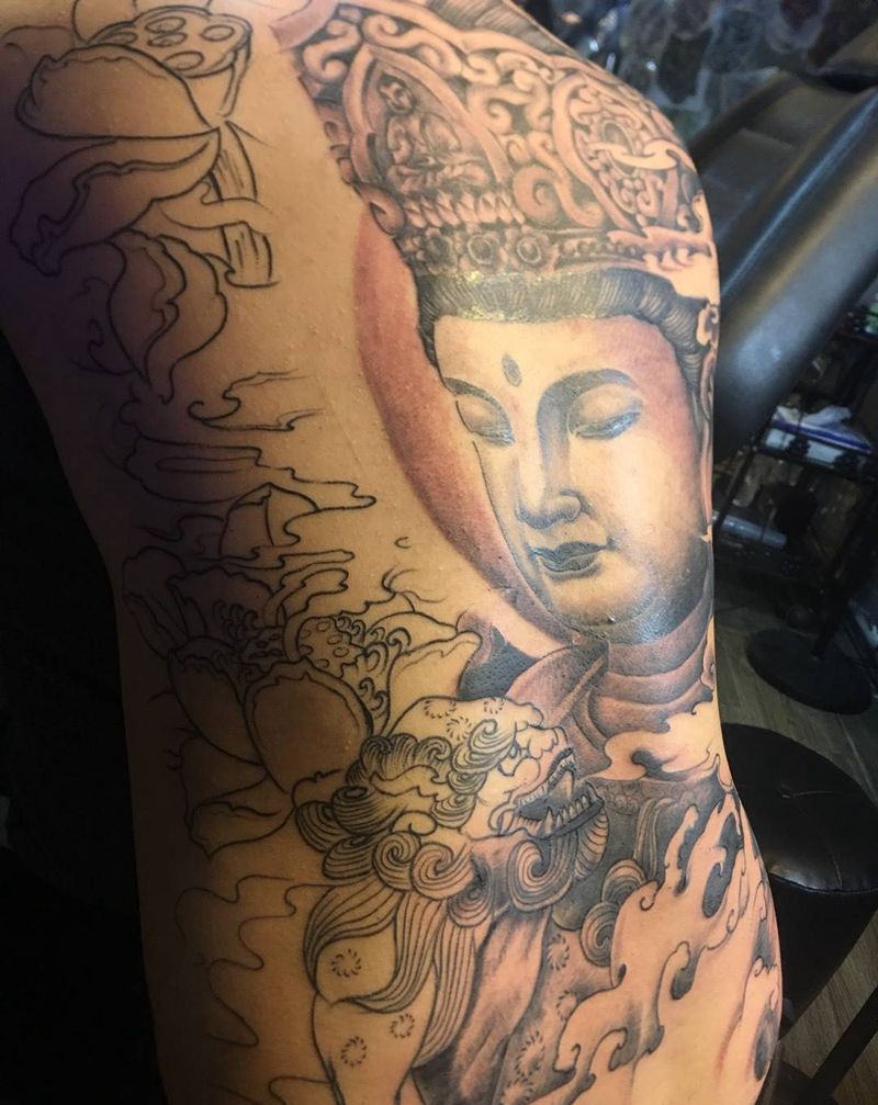 未完成纹身图片