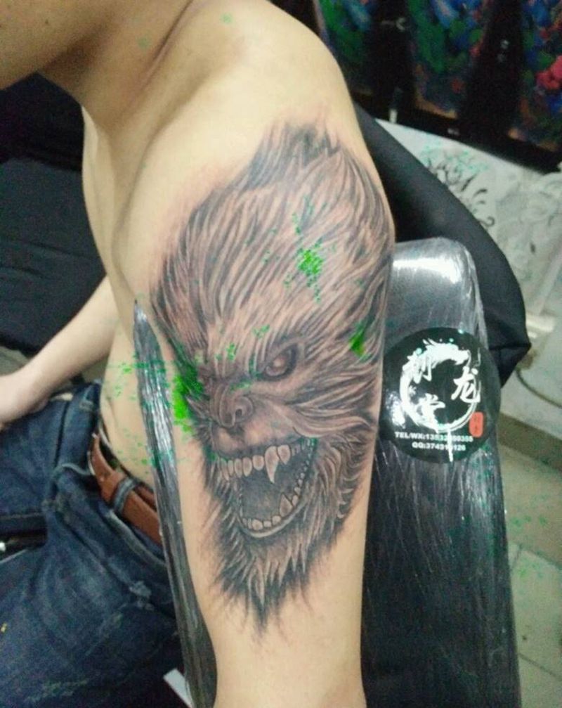 斗战胜佛纹身图片