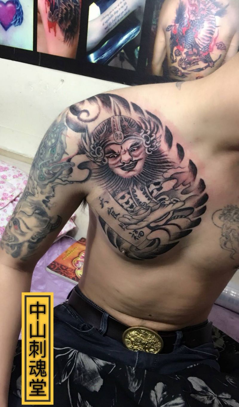 天官赐福纹身图片