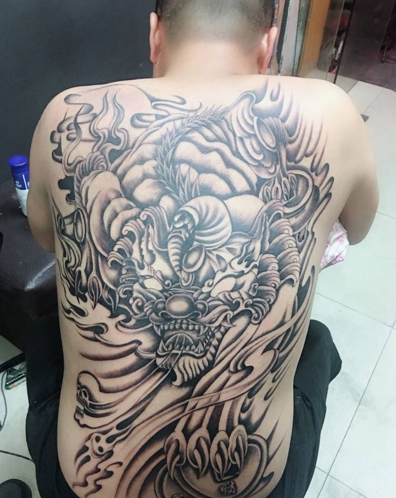 貔貅纹身图片