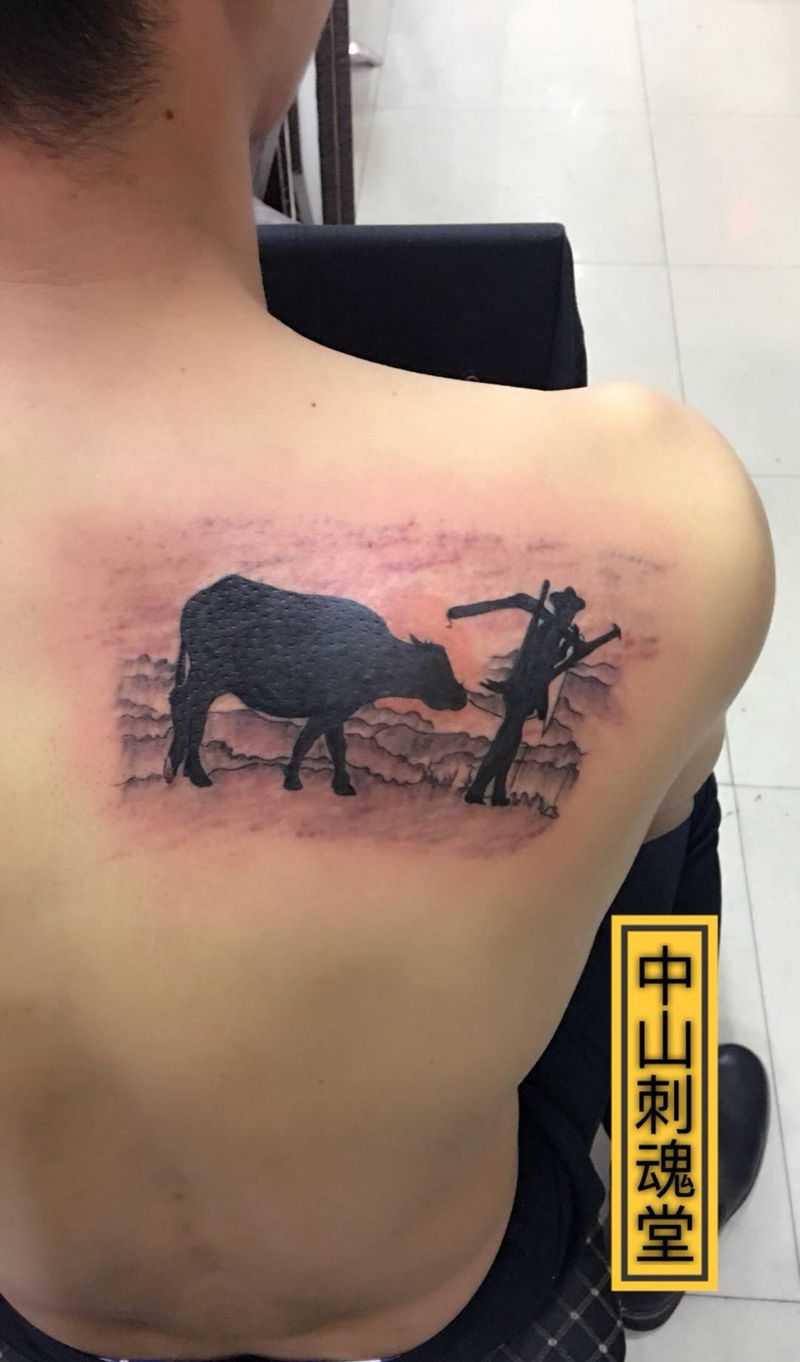 纪念爷爷的纹身图片