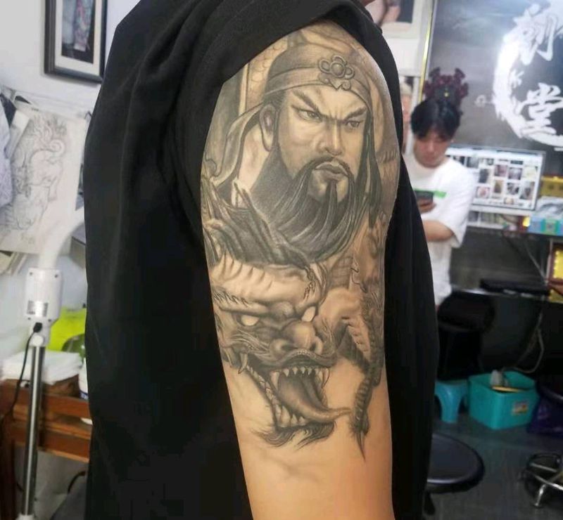 近期作品纹身图片_欧美写实纹身图案