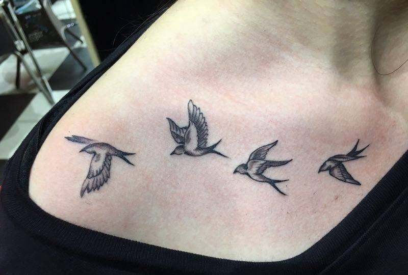 燕子纹身图片